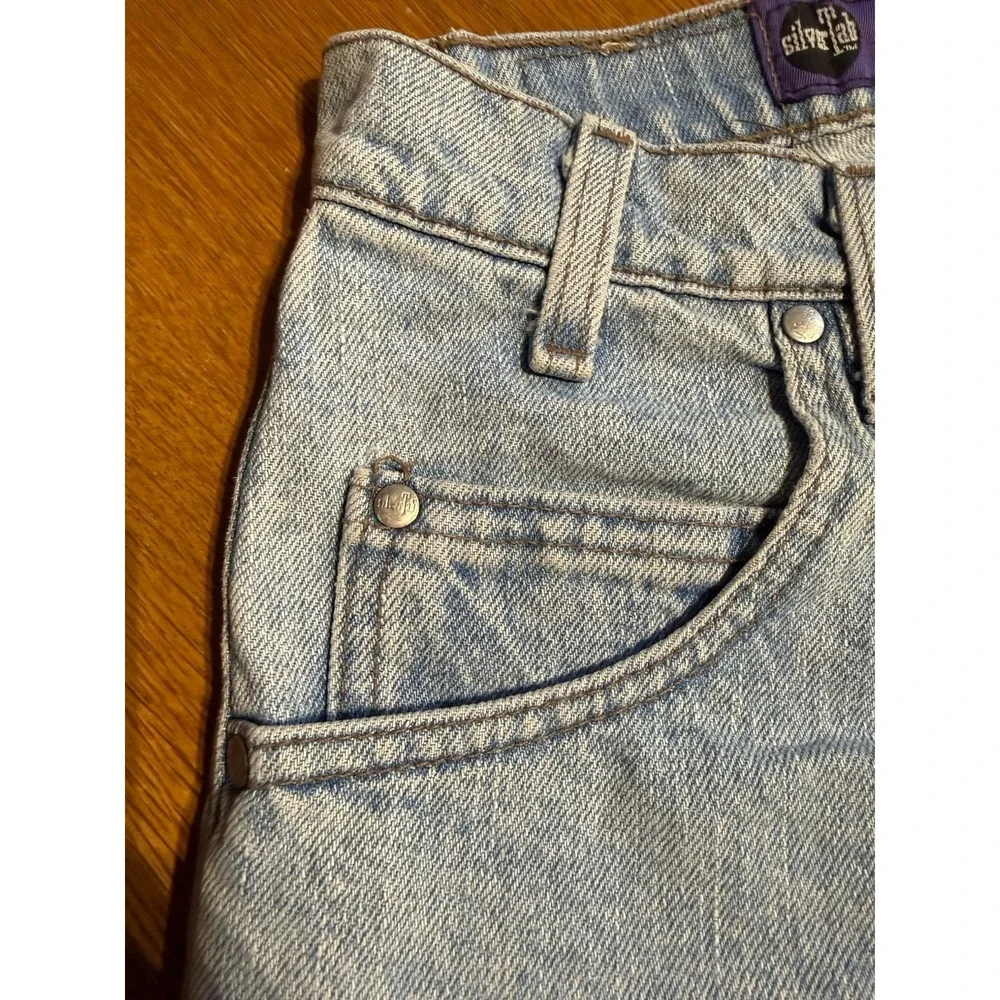 Vintage 1994 Levis SilverTab Baggy Fit Jeans USA Made Light Wash W28 L30